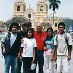 en la plaza de armas de trujillo