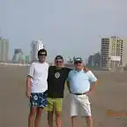 Beli,Omar y Marco,playa Brava