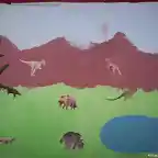 Este es el paisaje de dinosaurios..