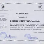 certificado de AFC