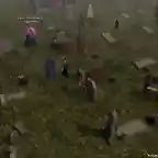 En el cementerio