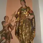 Santa Isabel socorriendo a un mendigo, obra atribuida a Duque Cornejo