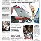 Portada del diario EL SUR  14-Junio-2007