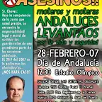 Cartel manifestacion 28-F en Sevilla