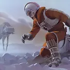 Abandonando el snowspeeder