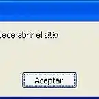 Error en blogs