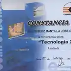 Cetificado de conferencia