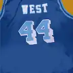 Jerry West Los Angeles Lakers retro back