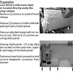 Panel bajo volante sorento