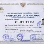 Certificado de Egresado