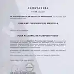 segunda Certificacion  de Conferenia en IPAE