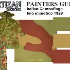 painters guide 1944 Italian camo 1929