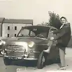 Colle San Bernardo Alpes de Liguria Fiat 600 Berlinetta con carrocer?a Scioneri 1960