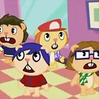 Los fall out boys en happy tree friends!