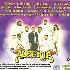 Alegria - Eternamente Tuyo (2003) Trasera