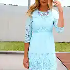 Peinados Faciles de Mujer para Moda de Primavera Verano Azul Claro