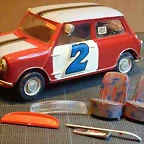 Austin Morris BMC Mini Rojo
