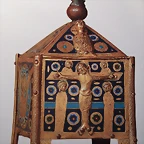 arqueta eucaristica, 1220-1230, Limoges. Santa Maria la Real de Fitero, Navarra