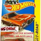 2014-#134-'72 Ford Ranchero-ORANGE-US