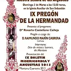 cartel pregon 2013