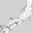 mapa Japon 1
