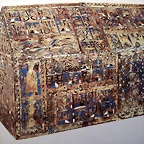 Arqueta relicario de San Formerio, ultimo cuarto del siglo XIII, taller hispano y de Limoges. Parroquia de la Santa Cruz, Ba?ares, La Rioja (2)