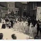 Procesión Corpus Christi Avilés 1927