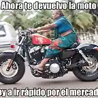 clavero en moto