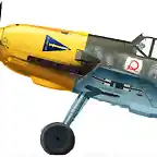 Bf109E - Helmut Wick 3 - Detalle