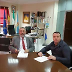 El alcalde Francisco Torrecillas y Martin Martos, presidente de AEPA