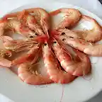 Gambas blancas cocidas