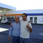 mi viejo luis y yo en el viaje de vuelta