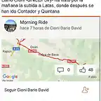 Dario Cioni vio el repecho horas antes, Vuelta 2016