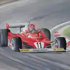 F1 Niki Lauda GP Zanvoort 77 38x28