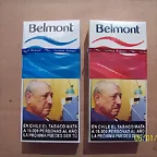 Cigarrillos chilenos marca Belmont.