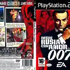 Caratula DVDSLIM del Juego 007 Desde Rusia Con Amor PS2