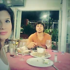 Ibiza 3-7-2013 Hugo y Mar?a cena