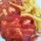 Cazn con tomate