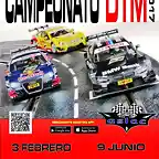 Cartel campeonato DTM Aslac 2017