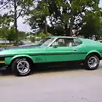 mustang mach1 green 001