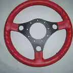 volante rojo atras