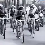 1975-ROUBAIX-ROGER DE VLAEMING-MERCKX-MARC DE MEYER-ANDRE DIERICKX.