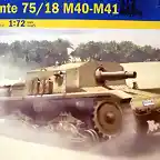 Italeri - Semovente 75-18 M40-M41 - 1-72