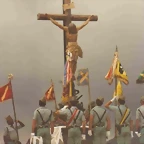CEUTA, 1988 - Homenaje a los ca?dos ante el Cristo de los Legionarios__42