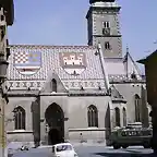 Zagreb - Markuskirche,  1965