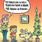 Navidad y perro