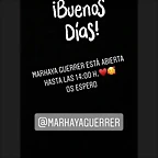 Marhaya Guerrer IG Stories 29-2-2020