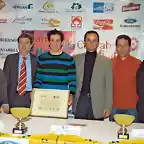 Isaac Suarez recibre un homenaje en Las Fraguas