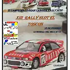 CARTEL XIII RALLY EL TOSCON