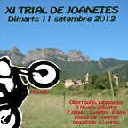 XI TRIAL DE JOANETES - Cartell